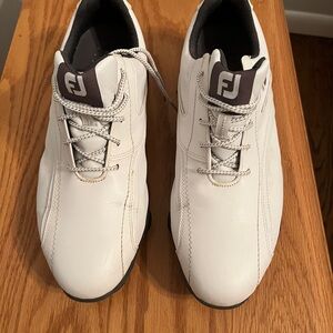 FootJoy Men's White and Black Athletic Shoes
